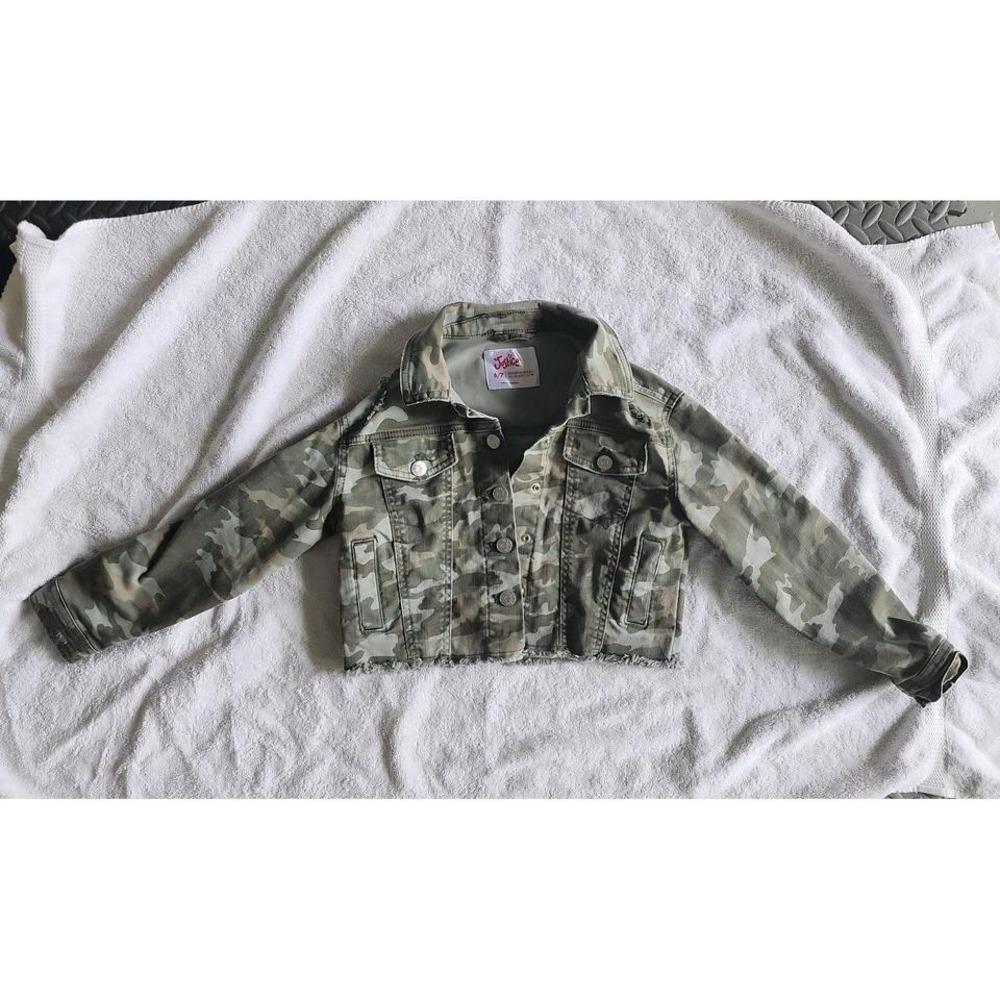 Jean Jacket justice army Girls size 6/7 jacket